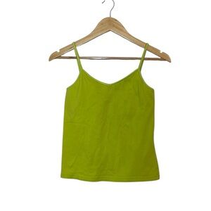 Vintage Lilly Pulitzer Lime Green Cami, Medium